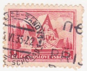Чехословаччина Чехословакия ^/--/^ Чехословакия  1935 г № 326 гашеная ^_^^^ Чехословаччина 1935 р. No 326 гашена - фото фото фото