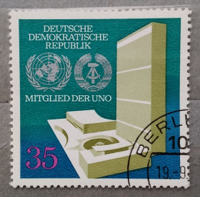 НДР, ФРН ГДР, ФРГ ^/--/^ ГДР 1973 г - ГДР Член ООН ^_^^^ НДР 1973 р. - НДР Член ООН - фото фото фото