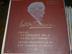 Платівки Пластинки ^/--/^ LP  Tchaicovsky Symphony №6 - Arturo Toscanini and the NBC Symphony Orchestra ^_^^^ LP Tchaicovsky Symphony No /--/ 6 - Arturo Toscanini and the NBC Symphony Orchestra - фото фото фото