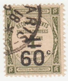 Франція Франция ^/--/^ Франция  ( Доплатная ) 1926 г. № 54 гашеная ^_^^^ Франція (Доплатна) 1926 р. No 54 гашена - фото фото фото