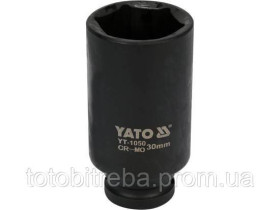 Викрутки Отвертки ^/--/^ Головка ударна довга 1/2&amp;quot; М /--/ 30 /--/ х /--/ 78 мм YATO YT-1050 ^_^^^ Головка ударная длинная 1/2&amp;quot; М /--/ 30 /--/ х /--/ 78 мм YATO YT-1050 - фото фото фото