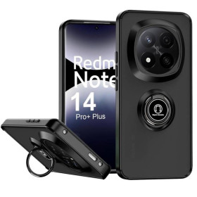 Чохли, бампера Чехлы, бампера ^/--/^ Чохол Fiji Colorframe для Xiaomi Redmi Note 14 Pro Plus 5 /--/ G матовий бампер з кільцем підставкою Black ^_^^^ Чехол Fiji Colorframe для Xiaomi Redmi Note 14 Pro Plus 5 /--/ G матовый бампер с кольцом подставкой Black - фото фото фото