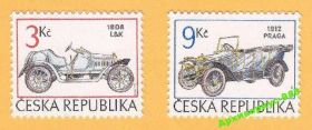 Чехія Чехия ^/--/^ ЧЕХИЯ 1994 АВТО Автомобиль Старые Автомобили MNH** ^_^^^ ЧЕХІЯ 1994 Автомобіль Старі Автомобілі MNH** - фото фото фото