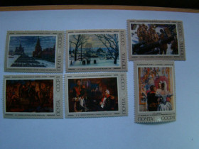 СРСР - СССР - ^/--/^ СССР, Михель 2009, 4371-4374,Советская живопись ^_^^^ СРСР, Міхель 2009, 4371-4374, Радянський живопис - фото фото фото