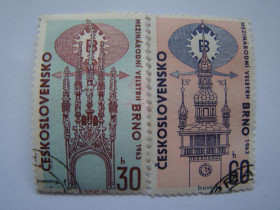 Чехословаччина Чехословакия ^/--/^ ЧССР, Михель 2009,том I, 1416,1417, Международная ярмарка, Брно. ^_^^^ ЧССР, Міхель 2009,том I, 1416,1417, Міжнародний ярмарок, Брно. - фото фото фото