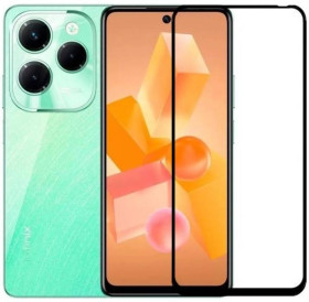 Чохли, бампера Чехлы, бампера ^/--/^ Захисне скло Fiji Premium для Infinix Hot 40 (X /--/ 6836) повне проклеювання Anti-Static чорний ^_^^^ Защитное стекло Fiji Premium для Infinix Hot 40 (X /--/ 6836) полное проклеивание Anti-Static черный - фото фото фото