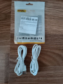 Кабелі Кабели ^/--/^ Кабель USB - Type-C.10 /--/ A, 100 /--/ W. 1 /--/ м. Білий. 2 шт. ^_^^^ Кабель USB - Type-C.10 /--/ A, 100 /--/ W. 1 /--/ м. Белый. 2 шт. - фото фото фото