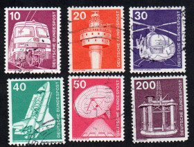 Інші країни Другие страны ^/--/^ ФРН 1975 - Індустрія та техніка  (Гб) ^_^^^ ФРГ 1975 - Индустрия и техника (Гб) - фото фото фото