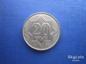 Казахстан Казахстан ^/--/^ Монета 20 тіин Казахстан 1993 ^_^^^ Монета 20 теин Казахстан 1993 - фото фото фото