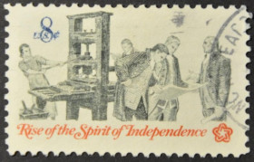 Інше Другое ^/--/^ США Независимость Печатный станок 1976 ^_^^^ США Незалежність Друкований верстат 1976 - фото фото фото