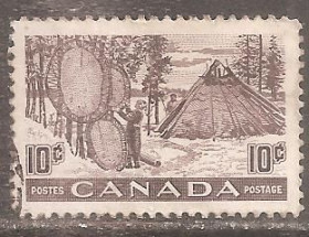Північна Америка Северная Америка ^/--/^ Канада 1950 Sc.301 /--/ used - фото фото фото