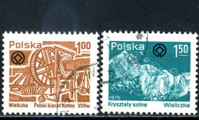 Польща Польша ^/--/^ Польша. Соляные копи в Величке  (серия) 1979 г. ^_^^^ Польща. Соляні копальні у Величці (серія) 1979 р. - фото фото фото
