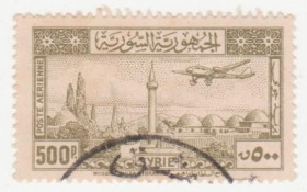 Сирія Сирия ^/--/^ Сирия  1946 г. № 447 гашеная ^_^^^ Сирія 1946 р. No 447 гашена - фото фото фото