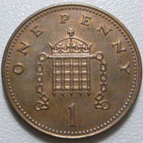 Єлизавета II (після ) Елизавета II (после ) ^/--/^ Велика Британія 1 пенні 2007 року 43225 ^_^^^ Великобритания 1 пенни 2007 года 43225 - фото фото фото