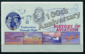 Транспорт Транспорт ^/--/^ Гана  Ghana 2003 100 th Anniversary Aviation MNH ^_^^^ Гана Ghana 2003 100 th Anniversary Aviation MNH - фото фото фото