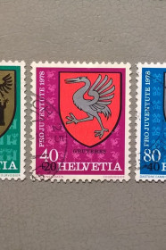 Швейцарія Швейцария ^/--/^ Швейцария Герб 1978 ^_^^^ Швейцарія Герб 1978 - фото фото фото