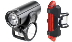 Ліхтарі, ліхтарики Фонари, фары ^/--/^ Комплект фар ProX Pictor Cree Set 350 + 10 Lm USB чорний (A-O-B-P-0346) ^_^^^ Комплект фар ProX Pictor Cree Set 350 + 10 Lm USB черный (A-O-B-P-0346) - фото фото фото