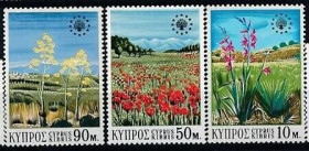 Інше Другое ^/--/^ Кипр Флора Цветы Маки Ландшафты 1970 ^_^^^ Кіпр Флора Квіти Макі Ландшафти 1970 - фото фото фото