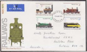 Європа Европа ^/--/^ Великобритания 1975 ПАРОВОЗЫ ЛОКОМОТИВЫ ПОЕЗДА ЖЕЛЕЗНАЯ ДОРОГА ТРАНСПОРТ КПД Mi.682-685 ^_^^^ Велика Британія 1975 ПАРОВОЗИ ЛОКОМОТИВИ ПОЇЗДУ ЗАЛІЗНА ДОРОГА ТРАНСПОРТ КПД Mi.682-685 - фото фото фото