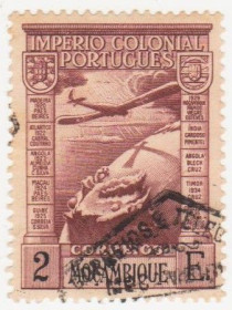 Португалія Португалия ^/--/^ Португальская  Мозамбик  1938  г. № 332 гашеная ^_^^^ Португальська Мозамбік 1938 р. No 332 гашена - фото фото фото