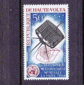 Освоєння космосу Освоение космоса ^/--/^ Космос . Верхняя Вольта / DHV  1966 г MNH - ^_^^^ Верхня Вольта / DHV 1966 MNH - фото фото фото