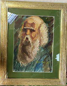 Картини, Гравюри, Живопис та Графіка Картины, Гравюры, Живопись и Графика ^/--/^ А. Шепа.  «Портрет мужчини». Закарпатська школа живопису ^_^^^ А. Шепа. «Портрет мужчины». Закарпатская школа живописи - фото фото фото