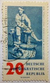 НДР, ФРН ГДР, ФРГ ^/--/^ ГДР 1960 Искусство, керамика, гашеная ^_^^^ НДР 1960 Мистецтво, кераміка, гашена - фото фото фото
