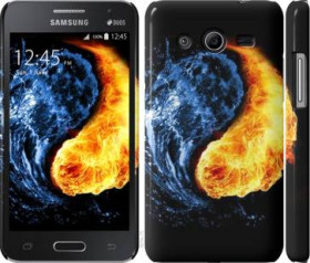Чохли, бампера Чехлы, бампера ^/--/^ Чехол на Samsung Galaxy Core 2 G /--/ 355 Инь-Янь 1670 /--/ m-75 - фото фото фото