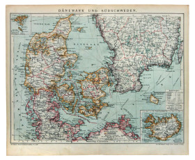 Інше Другое ^/--/^ Мапа Карта Данія та Південь Швеції, 1892-95 Оригінал Німеччина Fv /--/ 8.8 ^_^^^ Карта Дания и Юг Швеции, 1892-95 Оригинал Германия Fv /--/ 8. 8 8 - фото фото фото
