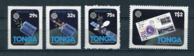 Освоєння космосу Освоение космоса ^/--/^ Тонга  Tonga Space  1983 Mi 855-858. WCY-.Intelsat, MNH ^_^^^ Тонга Tonga Space 1983 Mi 855-858. WCY-.Intelsat, MNH - фото фото фото