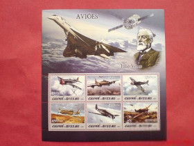 Освоєння космосу Освоение космоса ^/--/^ Гвинея Биссау Guinea Bissau 2005 Aircraft Airplane Jules Verne ss Space Concorde MNH ^_^^^ Гвінея Біссау Guinea Bissau 2005 Aircraft Airplane Jules Verne ss Space Concorde MNH - фото фото фото