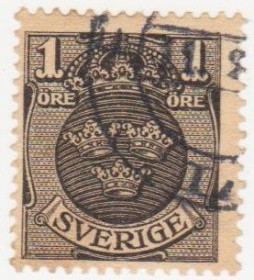 Інші країни Другие страны ^/--/^ Швеция 1911  г. № 64 гашеная ^_^^^ Швеція 1911 р. No 64 гашена - фото фото фото