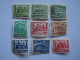 Інші країни Другие страны ^/--/^ Болгария, Михель 2009  (Юговост. Европа), 631- 639, Здания. ^_^^^ Болгарія, Міхель 2009 (Південна Європа), 631-639, Будинки. - фото фото фото