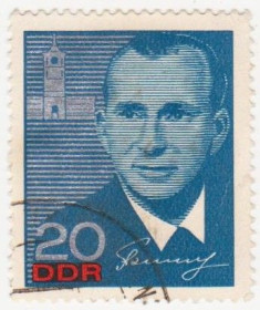 НДР, ФРН ГДР, ФРГ ^/--/^ ГДР 1965 г. № 882 гашеная ^_^^^ НДР 1965 р. No 882 гашена - фото фото фото