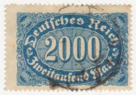 Веймарська республіка Веймарская республика ^/--/^ Германия        ( Рейх) 1922 г. №  236 гашеная ^_^^^ Німеччина (Рейх) 1922 р. No 236 гашена - фото фото фото