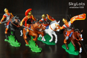 Фігурки, солдатики Фигурки, солдатики ^/--/^ римляне на конях  Britains Deetail DSG 54 /--/ мм ПОЛНЫЙ НАБОР ^_^^^ римляни на конях Britains Deetail DSG 54 мм - фото фото фото