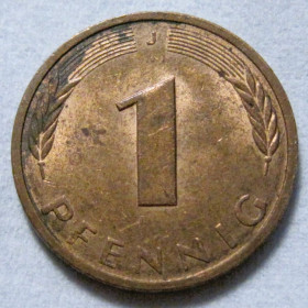 НДР, ФРН ГДР, ФРГ ^/--/^ Німеччина 1 пфеніг 1979 року J #6 /--/ П /--/ 862 ^_^^^ Германия 1 пфенниг 1979 года J #6 /--/ П /--/ 862 - фото фото фото