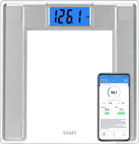 Інше Другое ^/--/^ Цифровые весы Vitafit 550 фунтов для измерения веса тела и ИМТ через смарт-приложение ^_^^^ Цифрові ваги Vitafit 550 фунтів для вимірювання ваги тіла та ІМТ через смарт-додаток - фото фото фото