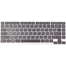Клавіатури Клавиатуры ^/--/^ Клавиатура для ноутбука TOSHIBA Portege Z /--/ 830 черная, серебристый фрейм, подсветка ^_^^^ Клавіатура для ноутбука TOSHIBA Portege Z /--/ 830 чорна, сріблястий фрейм, підсвічування - фото фото фото