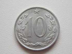 Чехословаччина Чехословакия ^/--/^ Чехословакия 10 геллеров 1966 года 25040 ^_^^^ Чехословаччина 10 геллерів 1966 року 25040 - фото фото фото