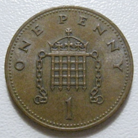 Єлизавета II (після ) Елизавета II (после ) ^/--/^ Велика Британія 1 пенні 1989 року 43065 ^_^^^ Великобритания 1 пенни 1989 года 43065 - фото фото фото