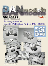 : : ^/--/^ Danmodel 48122 -маска для модели Пе-2    (Звезда 4809) 1/48 ^_^^^ Danmodel 48122 - маска для моделі Пе-2 (Зірка 4809) 1/48 - фото фото фото