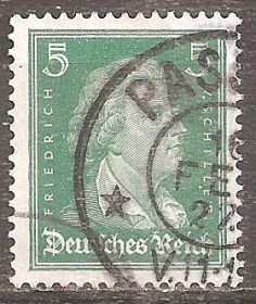 Веймарська республіка Веймарская республика ^/--/^ Германия  (Веймар) 1926 Mi.387 гаш ^_^^^ Німеччина (Веймар) 1926 Mi.387 гаш - фото фото фото