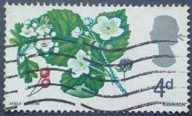 Великобританія Великобритания ^/--/^ Великобритания 1967 Цветы, гашеная ^_^^^ Велика Британія 1967 Квіти, гашена - фото фото фото