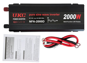 Інвертори Инверторы ^/--/^ Інвертор потужний 2000 W чиста правильна синусоїда для котла перетворювач напруги UKC NFA-2000 /--/ D ^_^^^ Инвертор мощный 2000 W чистая правильная синусоида для котла преобразователь напряжения UKC NFA-2000 /--/ D - фото фото фото