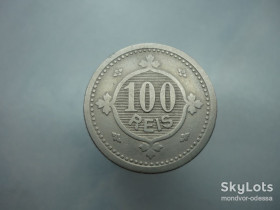 Португалія Португалия ^/--/^ Португалия 100 рейсов 1900 ^_^^^ Португалія 100 рейсів 1900 - фото фото фото