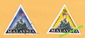 Мистецтво Искусство ^/--/^ МАЛАЙЗИЯ 1965 История Флаг Оружие Форма Памятник ^_^^^ Малайзія 1965 Історія Прапор Зброя Форма Пам'ятник - фото фото фото