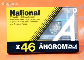 Касети Кассеты ^/--/^ Аудио кассета National Angrom X 46 DU Япония 1985 запечатана ^_^^^ Аудіо касету National Angrom X 46 DU Японія 1985 - фото фото фото