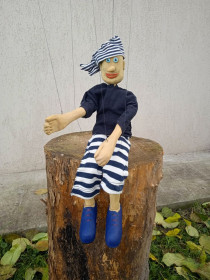 Ляльки Куклы ^/--/^ Унікальна колекційна маріонетка Pinocchio al Mare Піноккіо ^_^^^ Уникальная коллекционная марионетка Pinocchio al Mare Пиноккио - фото фото фото