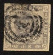 Скандинавія Скандинавия ^/--/^ Дания 1854 г..№  6 гашеная ^_^^^ Данія 1854 р. No 6 гашена - фото фото фото